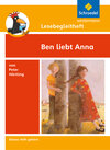 Buchcover Lesebegleitheft zum Titel Ben liebt Anna von Peter Härtling