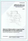 Buchcover Natural Attenuation organischer Schadstoffe im Grundwasser