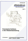 Buchcover Forensische Verfahren in der Altlastenbearbeitung