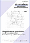 Buchcover Hydraulische Charakterisierung von Grundwasserleitern