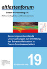 Buchcover Sanierungsvorbereitende Untersuchungen zur Ermittlung der Schadstoffsituation in Poren-Grundwasserleitern