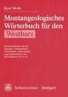Buchcover Montangeologisches Wörterbuch für den Westharz