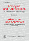 Buchcover Acronyms and Abbreviations in Natural Science and Technology / Akronyme und Abbreviata - Abkürzungen aus Naturwissenscha