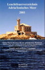 Buchcover Leuchtfeuerverzeichnis Adria /Ionisches Meer 2001