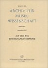 Buchcover Auf dem Weg zur Bruckner-Symphonie
