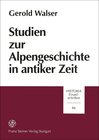 Buchcover Studien zur Alpengeschichte in antiker Zeit