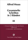 Buchcover Gesammelte Schriften in 3 Bänden. Band 1-3