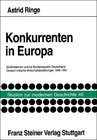 Buchcover Konkurrenten in Europa: Grossbritannien und die Bundesrepublik Deutschland