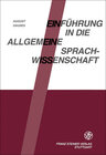 Buchcover Einführung in die allgemeine Sprachwissenschaft