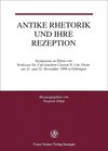 Buchcover Antike Rhetorik und ihre Rezeption