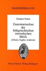 Buchcover Zusammenschau der frühgriechischen monodischen Melik