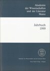 Buchcover Akademie der Wissenschaften und der Literatur Mainz – Jahrbuch 50 (1999)