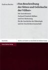 Buchcover "Von Beschreibung der Sitten und Gebräuche der Völcker"