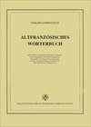 Buchcover Altfranzösisches Wörterbuch. Band 12. Lieferung 93