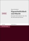 Buchcover Eigentümlichkeit und Macht