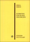 Buchcover Schriften zur Kunstgeschichte
