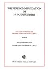 Buchcover Wissenskommunikation im 19. Jahrhundert