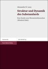 Buchcover Struktur und Dynamik des Substandards