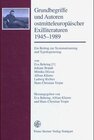 Buchcover Grundbegriffe und Autoren ostmitteleuropäischer Exilliteraturen 1945-1989