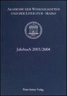 Buchcover Akademie der Wissenschaften und der Literatur Mainz – Jahrbuch 54/55 (2003/2004)