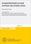 Buchcover Handwörterbuch der antiken Sklaverei (HAS), DVD 1-5