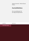 Buchcover Zurückbleiben