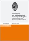 Buchcover Der Horazkommentar des Pomponius Porphyrio