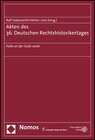 Buchcover Akten des 36. Deutschen Rechtshistorikertages