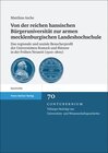 Buchcover Von der reichen hansischen Bürgeruniversität zur armen mecklenburgischen Landeshochschule