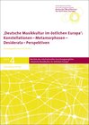 Buchcover Deutsche Musikkultur im östlichen Europa