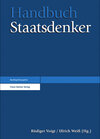 Buchcover Handbuch Staatsdenker