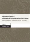 Buchcover Claude Raffestin – Zu einer Geographie der Territorialität
