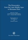 Buchcover The Presocratics from the Latin Middle Ages to Hermann Diels