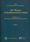 Buchcover Die Wiener rechtstheoretische Schule