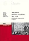 Buchcover The German Research Foundation 1920–1970