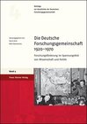 Buchcover Die Deutsche Forschungsgemeinschaft 1920-1970