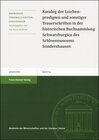 Buchcover Katalog der Leichenpredigten und sonstiger Trauerschriften in der historischen Buchsammlung Schwarzburgica des Schlossmu