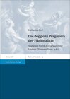 Buchcover Die doppelte Pragmatik der Fiktionalität