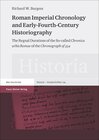 Buchcover Roman Imperial Chronology and Early-Fourth-Century Historiography