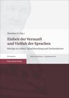 Buchcover Einheit der Vernunft und Vielfalt der Sprachen