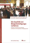 Buchcover Die Qualität von Bürgerbeteiligungsverfahren