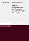 Buchcover Quellen und Dokumente zur Geschichte von "Mein Kampf", 1924–1945