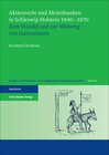 Buchcover Aktienrecht und Aktienbanken in Schleswig-Holstein 1840–1870