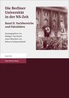 Buchcover Die Berliner Universität in der NS-Zeit. Band II Herausgegeben im Auftrag der Senatskommission "Die Berliner Universität