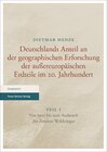 Buchcover Deutschlands Anteil an der geographischen Erforschung der außereuropäischen Erdteile im 20. Jahrhundert