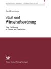 Buchcover Staat und Wirtschaftsordnung