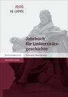 Buchcover Jahrbuch für Universitätsgeschichte 19 (2016)