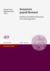 Buchcover Senatores populi Romani