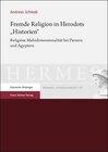 Buchcover Fremde Religion in Herodots „Historien“