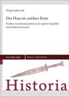 Buchcover Der Hass im antiken Rom